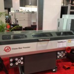 Haas Bar Feeder attached to ST15SY turning center